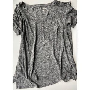 Old Navy Boyfriend Relaxed Tee : Gray Large L